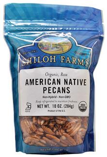 ShilohFarmsOrganicRawAmericanNativePecans--10Oz