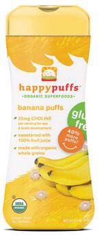 HappyBabyOrganicPuffsBanana--2.1Oz