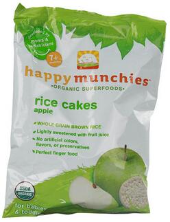 HappyBabyHappyMunchiesOrganicRiceCakesApple--1.41Oz