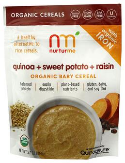 NurturmeOrganicBabyCerealQuinoaSweetPotatoRaisin--3.7Oz