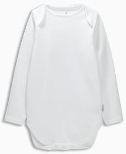 White Long Sleeve Bodysuits Five Pack (0mths-3yrs)