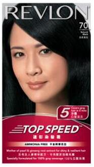 露華濃TopSpeed?速彩染發霜-70自然黑色1件70自然黑色