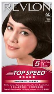 露華濃TopSpeed?速彩染發霜-60自然棕色1件60自然棕色