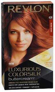 RevlonLuxuriousColorSilkButtercreamPermanentHaircolor,MediumAuburn42R