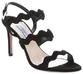 PradaBlackSuedeWavy-StrapSlingbackSandals