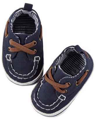 CARTER'S CANVAS CRIB BOAT SHOES