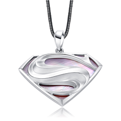 《超人:钢铁之躯》S盾牌银925吊坠