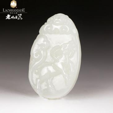 和田玉掛件樣樣如意生肖吊墜羊
