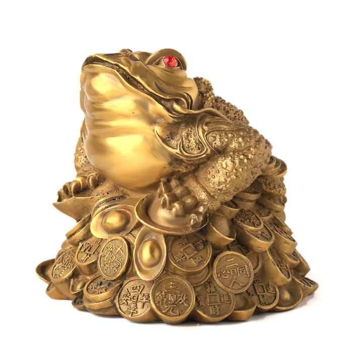 銅質(zhì)七星金蟾擺件★富貴三足金蟾家居工藝品擺設(shè)★聚財(cái)化煞辟邪化小人