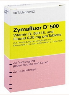 ZYMAFLUOR D500 I.E 婴幼儿维生素D3+0.25mg氟 30粒