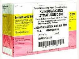 ZYMAFLUORD500I.E嬰幼兒維生素D3+0.25mg氟.3x300粒