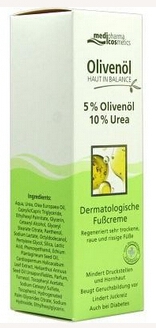 Olivenol 德丽芙平衡肌肤橄榄油精华足部护理霜（5%橄榄油精华10%尿酸） 100ml