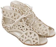 SweetHollowOutAndLace-UpDesignWomen'sSandals