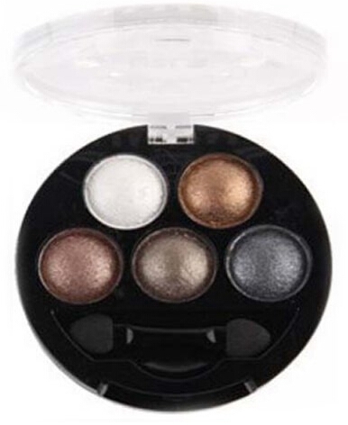 Cosmetic5ColoursEarthColourMineralEyeshadowPaletteWithDouble-EndBrush