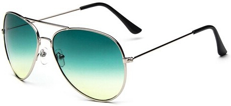 Chic Ombre Candy Color and Alloy Frame Design Sunglasses For Women