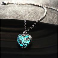 SweetLuminousHeartNecklaceForWomen