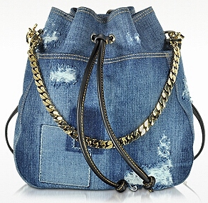 DSQUARED D二次方
Babe Wire Denim and Leather Backpack