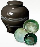 IBRIDE元朝黑色花瓶/堆叠碗及碟子
