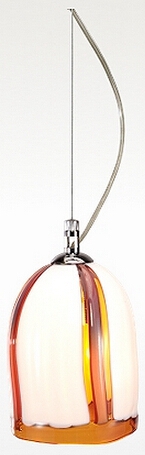 VOLTOLINA沃多利纳Bamboo-奶油和琥珀色穆拉诺Murano手工玻璃吊灯