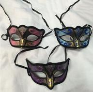 NewSimpleHalfFaceOmbrePartyMask