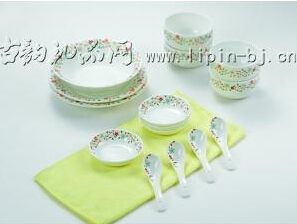 家居生活用品陶瓷富贵牡丹15头餐具