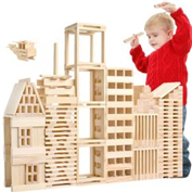 酷漫居 益智玩具系列 实木建筑棒（适合3岁以上使用）