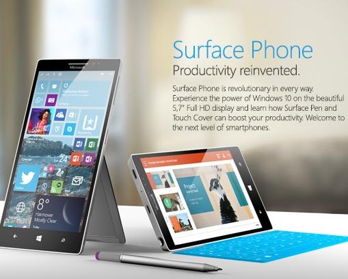 三款微软SurfacePhone齐曝光