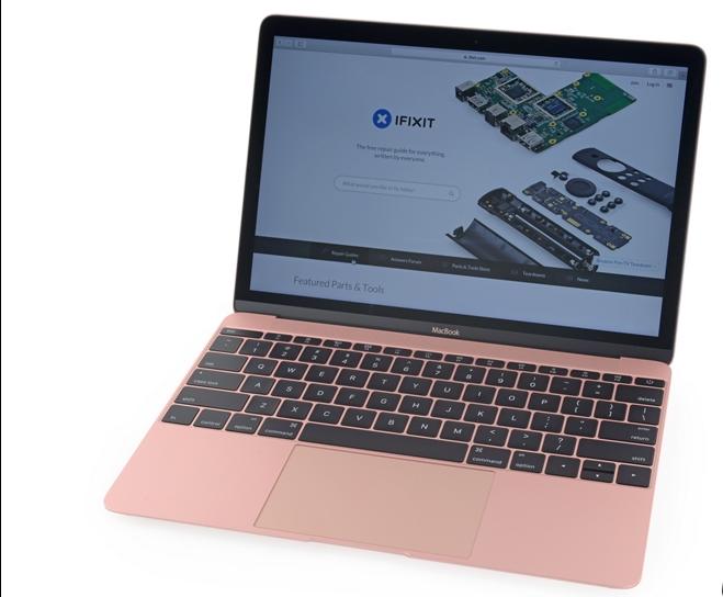 玫瑰金12寸MacBook拆解评测