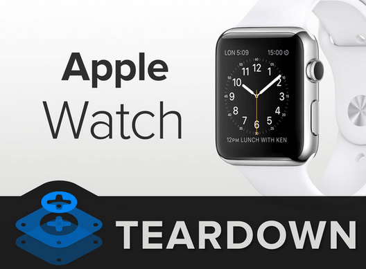 苹果Apple Watch智能手表拆解