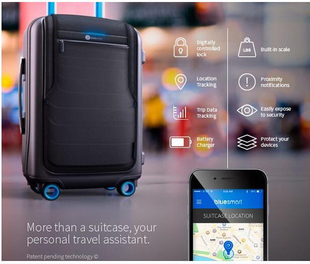 能照顾好自己的旅行箱,还能给手机充电——Bluesmart智能旅行箱