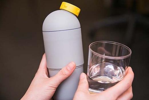 100%全天然生物材料制作——胶囊水瓶