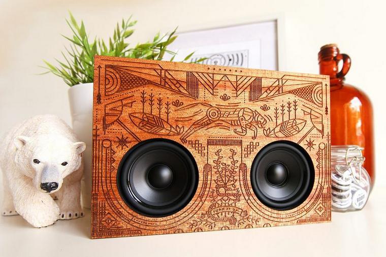 来自夏威夷的音响WoodenBoombox蓝牙音箱