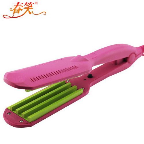 『春笑牌』玉米烫电夹板/夹发器ZF05粉色