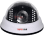 图威TV-CE2A16-IR1700TVL高清15米红外半球摄像机1/4