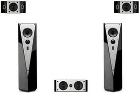 HiVi惠威T900BHT豪華黑色鋼琴烤漆-5.0家庭影院音響