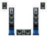 HiVi惠威RM600Plus家庭影院音響系統5.0音箱套裝黑色、藍色、白色