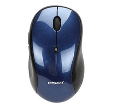 品胜无线鼠标2.4G功能鼠标F101【珠光蓝】