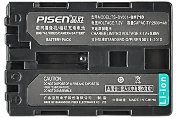 索尼QM71D相机电池