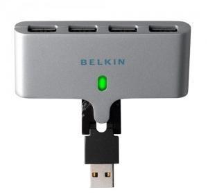 贝尔金 imac伴侣 可旋式USB2.0 4口集线器/分线器 hub F5U415ZH