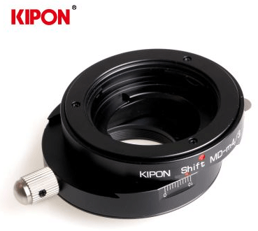 KIPON美能达MD镜头接micro4/3口微单机身SHIFTMD-MFT移轴转接环
