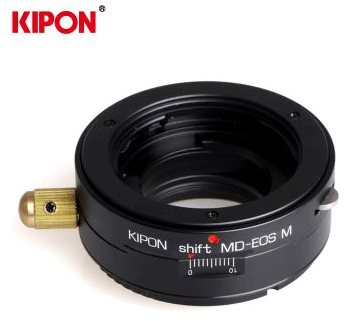 KIPON美能达MD镜头接佳能EOSM微单机身SHIFTMD-EOSM移轴转接环