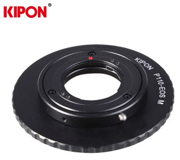 KIPONPENTAX110镜头接CANONEOSM口微单机身P110-EOSM转接环