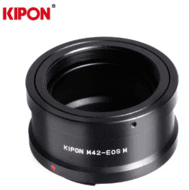 KIPON新版M42螺口镜头接CANONEOSM口微单机身M42-EOSM转接环