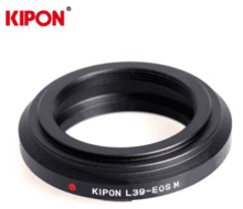 KIPON徕卡LEICA39镜头接CANONEOSM口微单机身L39-EOSM转接环