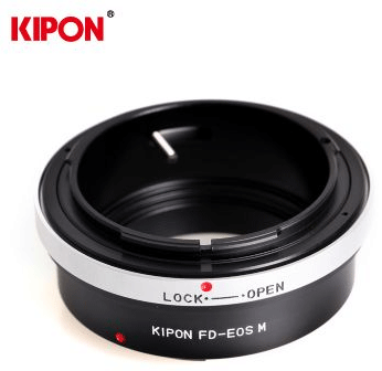 KIPON佳能FD手動鏡頭接CANONEOSM卡口微單機身FD-EOSM轉接環