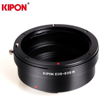 KIPON佳能CANONEF鏡頭接CANONEOSM口微單機身EOS-EOSM轉接環