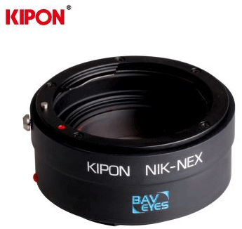 KIPON新品Baveyes尼康AI鏡頭接E卡口NEX機身0.7倍減焦增光轉接環