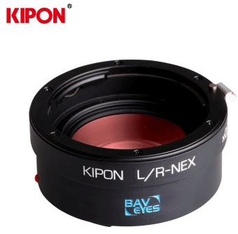KIPON新品BaveyesLeicaR镜头接E口NEX机身0.7倍减焦增光转接环