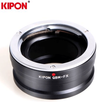 KIPON新版祿來ROLLEI鏡頭接富士FUJIX口微單機身QBM-FX轉接環