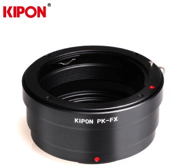KIPON賓得PENTAX鏡頭接富士FUJIX卡口微單機身PKP/K-FX轉接環
